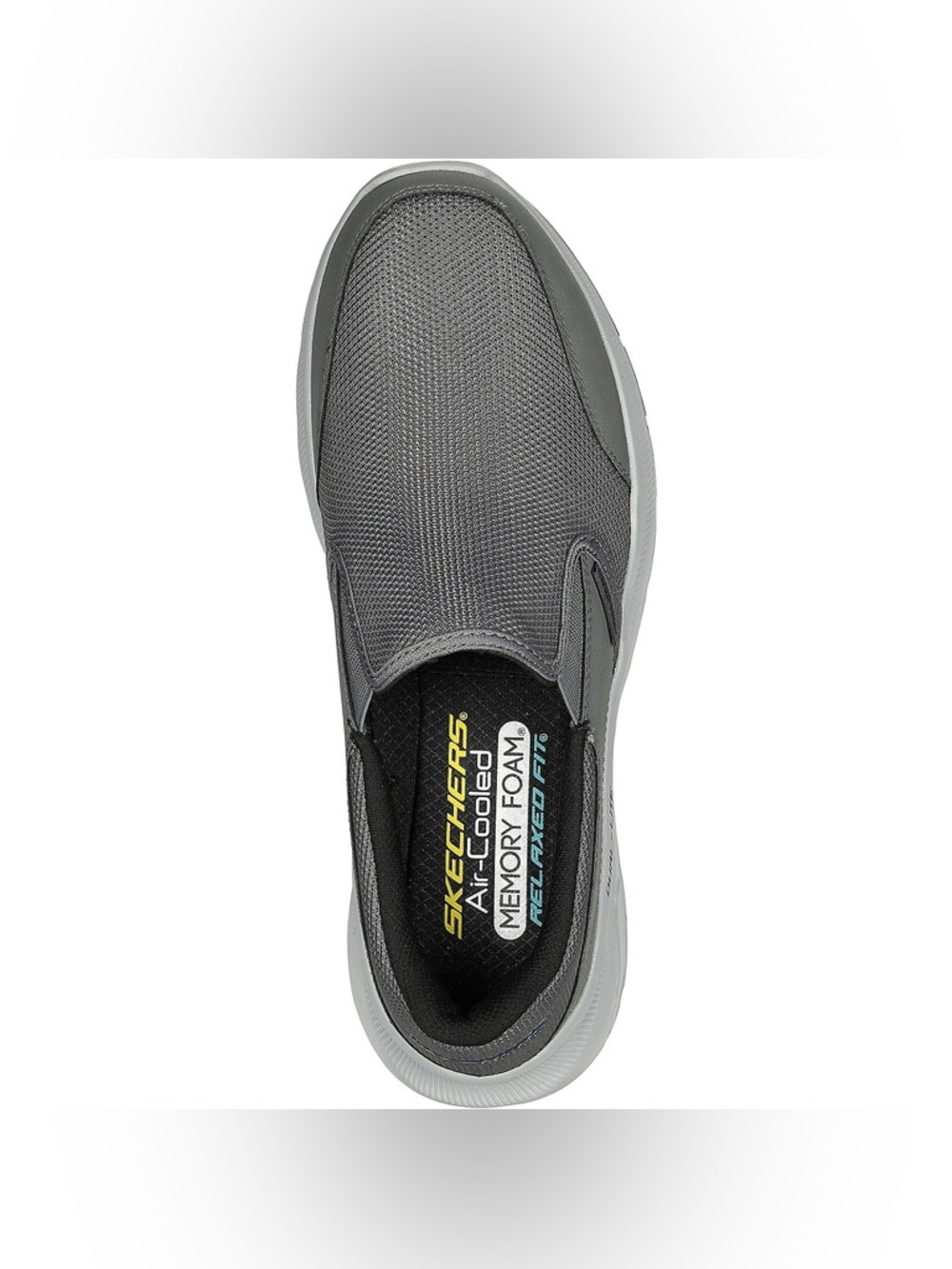 Skechers Men's Grey Slip-On Dual-Lite Casual Shoe - Picture 2 of 8
